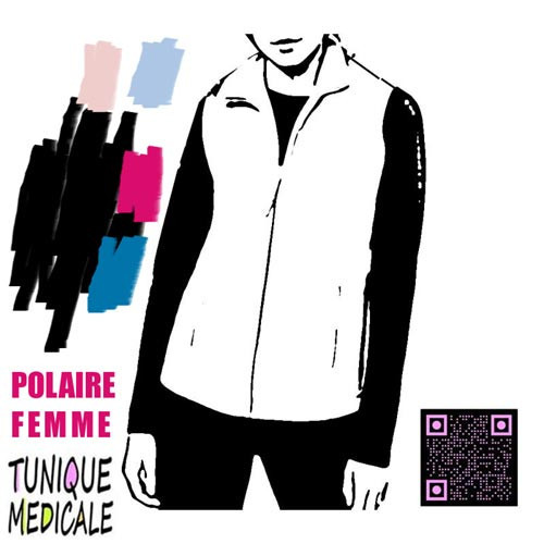 Gilet polaire femme | Tuniquemedicale.com