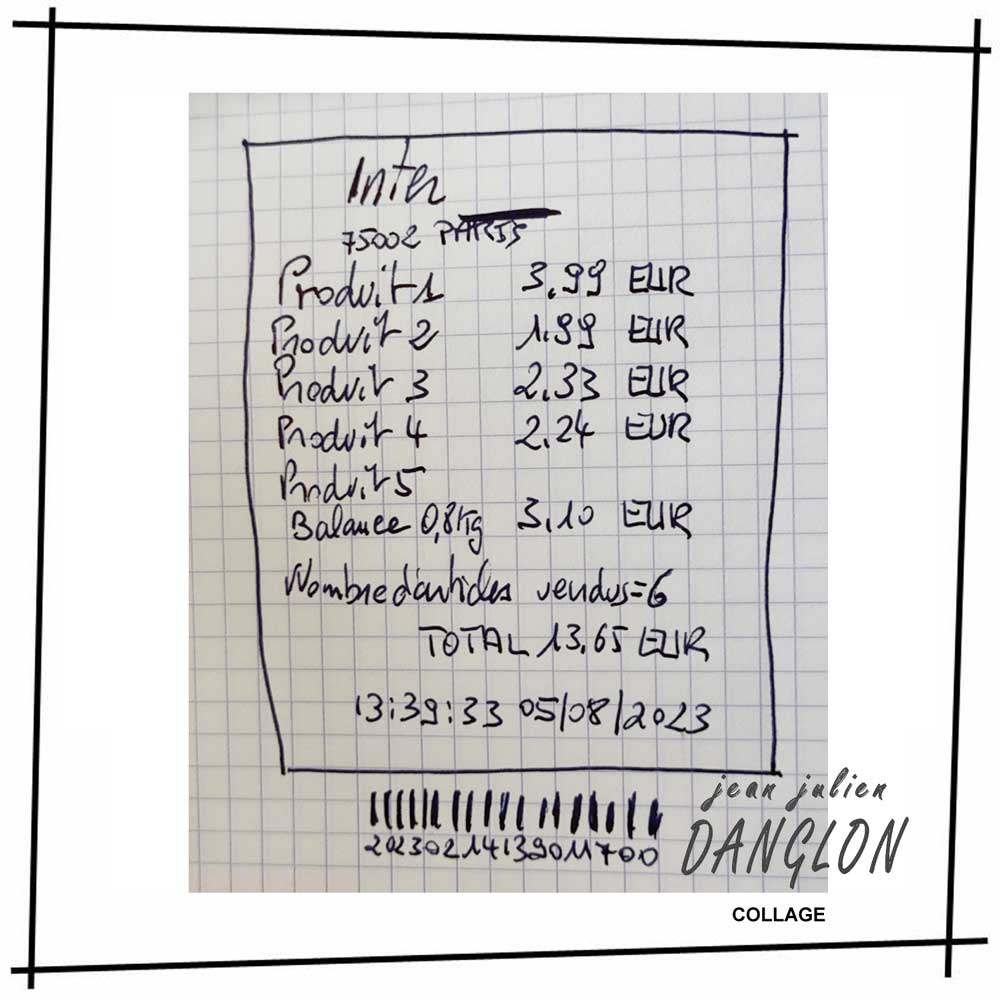 fiche de caisse