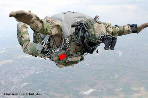 armée militaire Chasseurs parachutistes