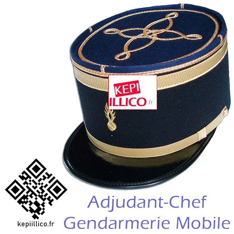 kepi adjudant-chef gendarmerie mobile - kepiillico.fr