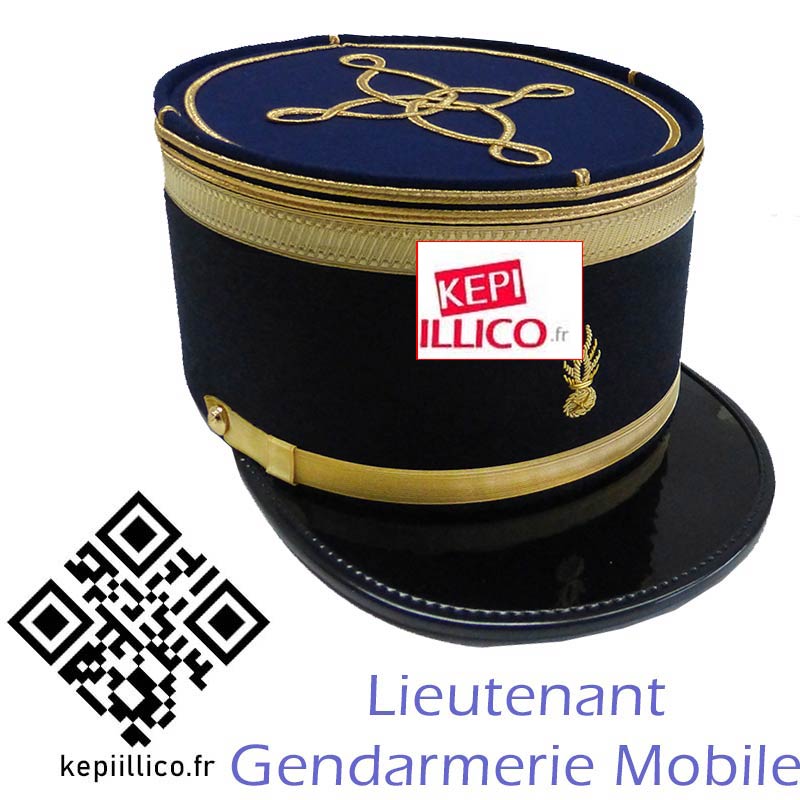 kepi lieutenant gendarmerie mobile - kepiillico.fr