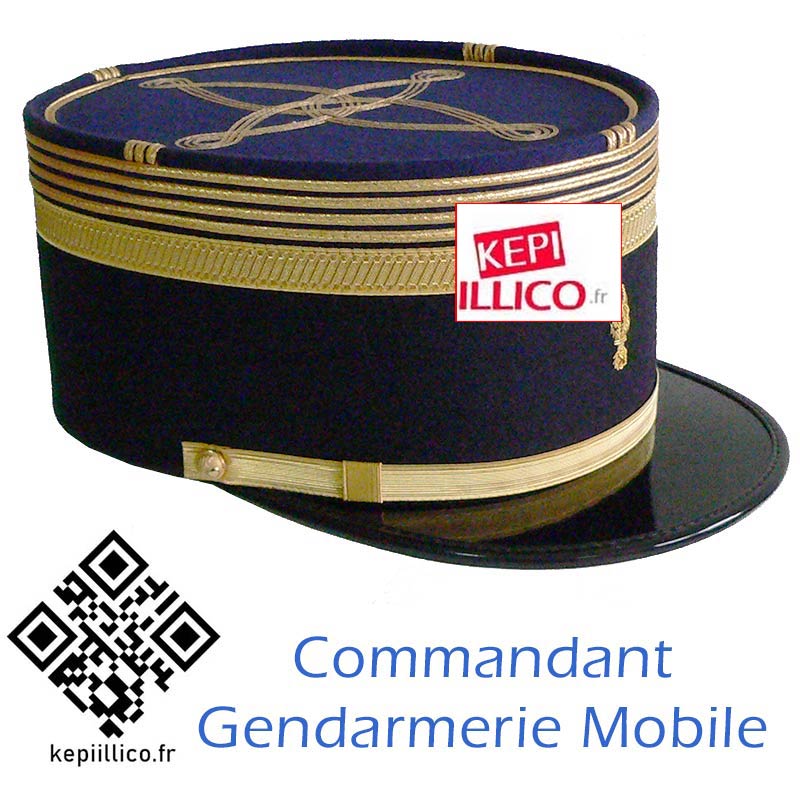 kepi commandant gendarmerie mobile - kepiillico.fr