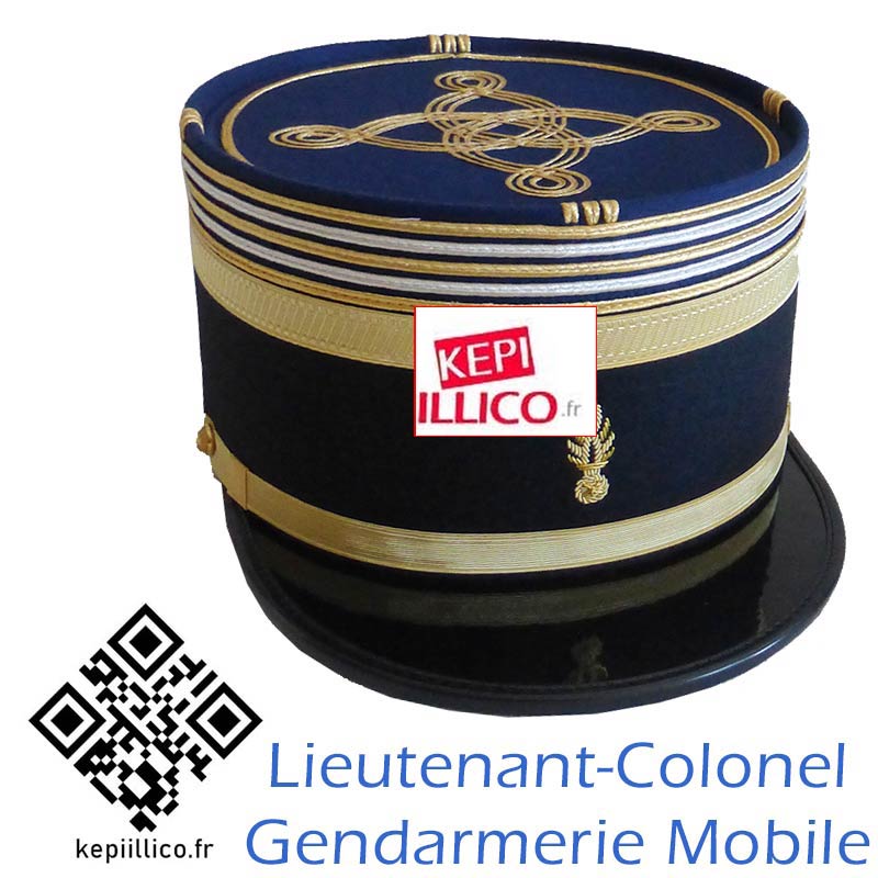 kepi lieutenant-colonel gendarmerie mobile - kepiillico.fr
