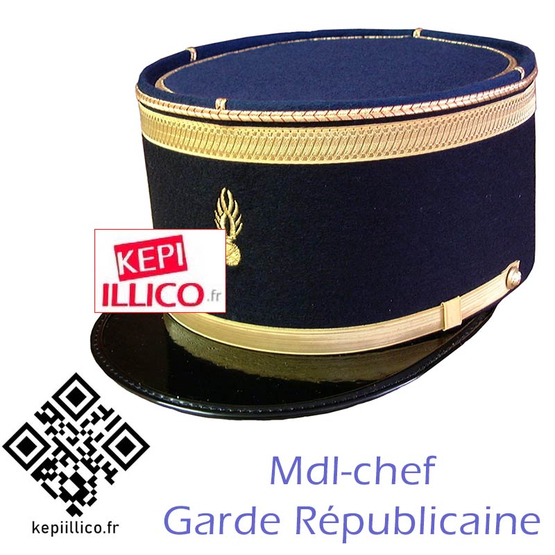 képi Mdl-chef garde républicain - KEPIILLICO.FR