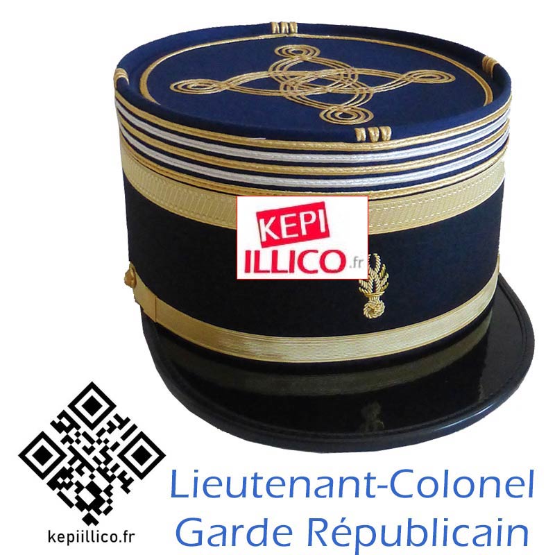 Képi Lieutenant-colonel garde républicaine - KEPIILLICO.FR