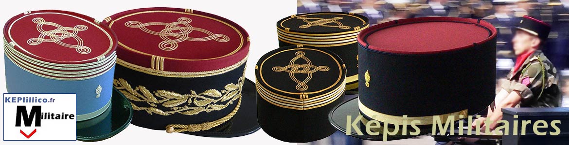 Les képis militaires - KEPIillico.fr