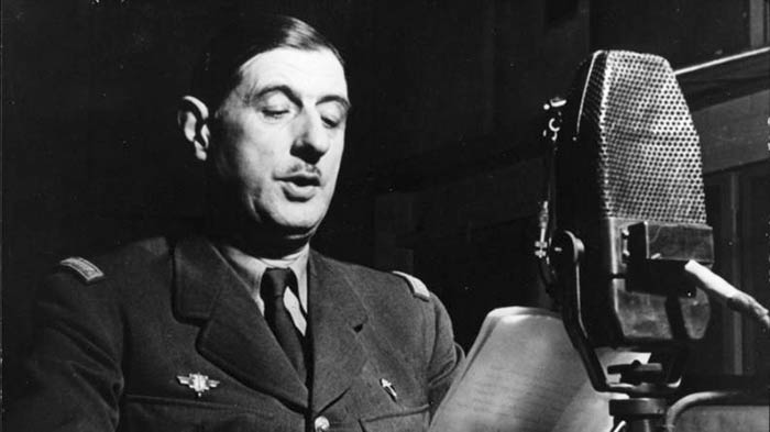 appel du 18 juin 1940 par le Général de Gaulle
