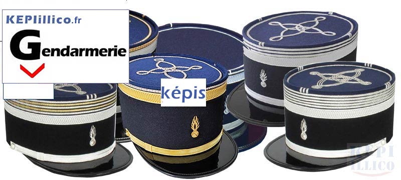 tous les képi Gendarmerie - KEPIillico.fr
