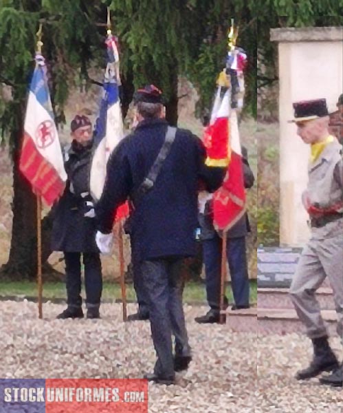 calot porte drapeau avec écusson 4 drapeaux