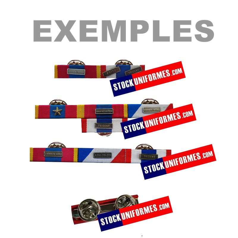 Barrettes dixmude sur rail exemple